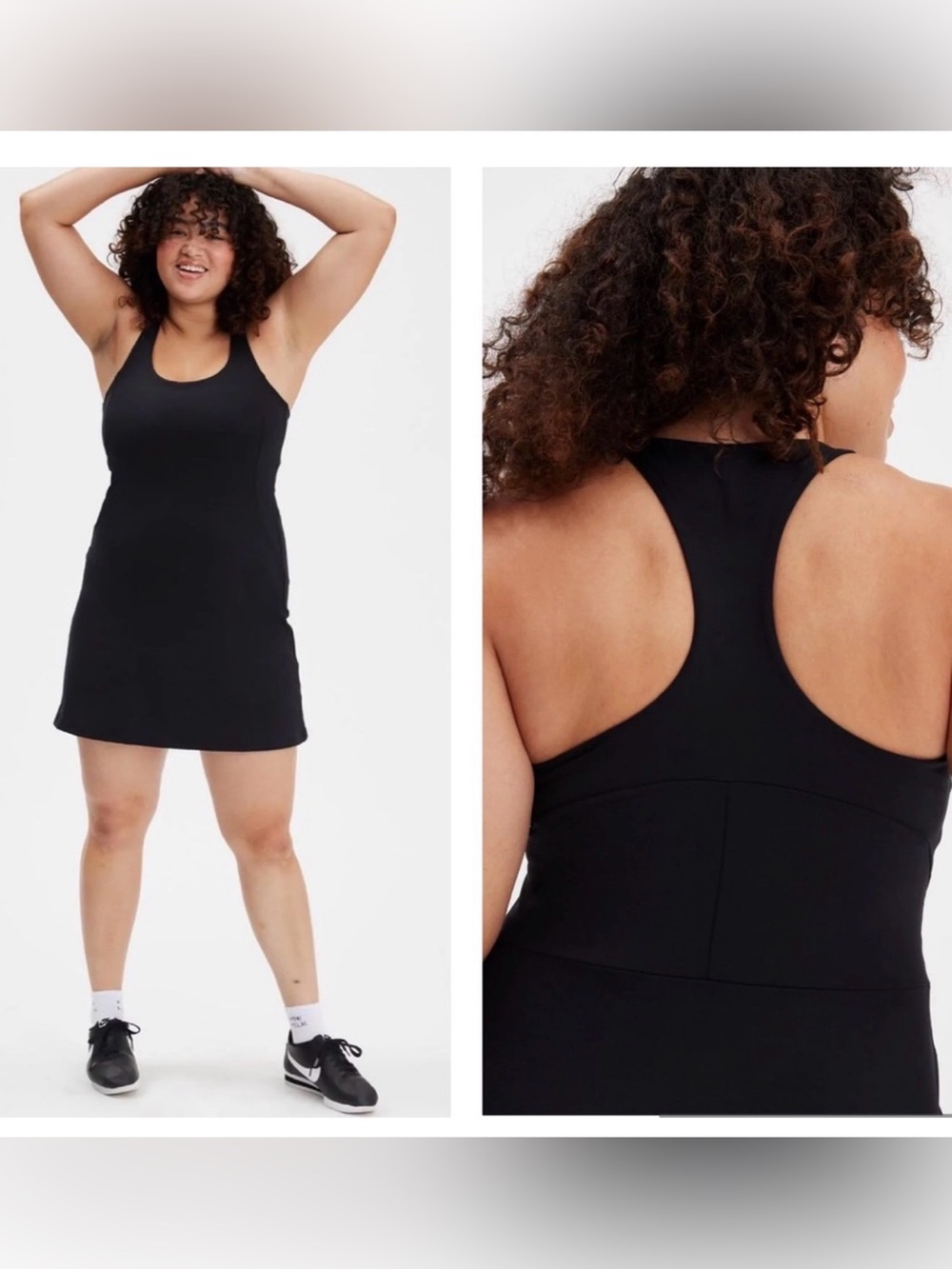 Girlfriend Collective Stretchy Athletic Tennis Dress with skort XL BRICK RED